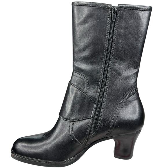 Matisse Women’s Black Leather Moto Ankle Boots Size US 6.5 - Picture 2 of 12